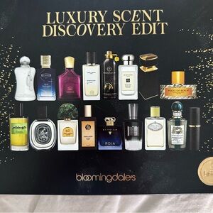Luxury scent discovery edit from Bloomingdale’s perfume sample set